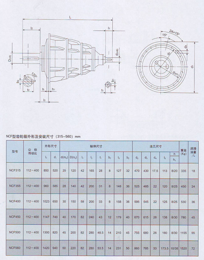 NCF行星齒輪減速器結構 NCF行星齒輪減速器結構